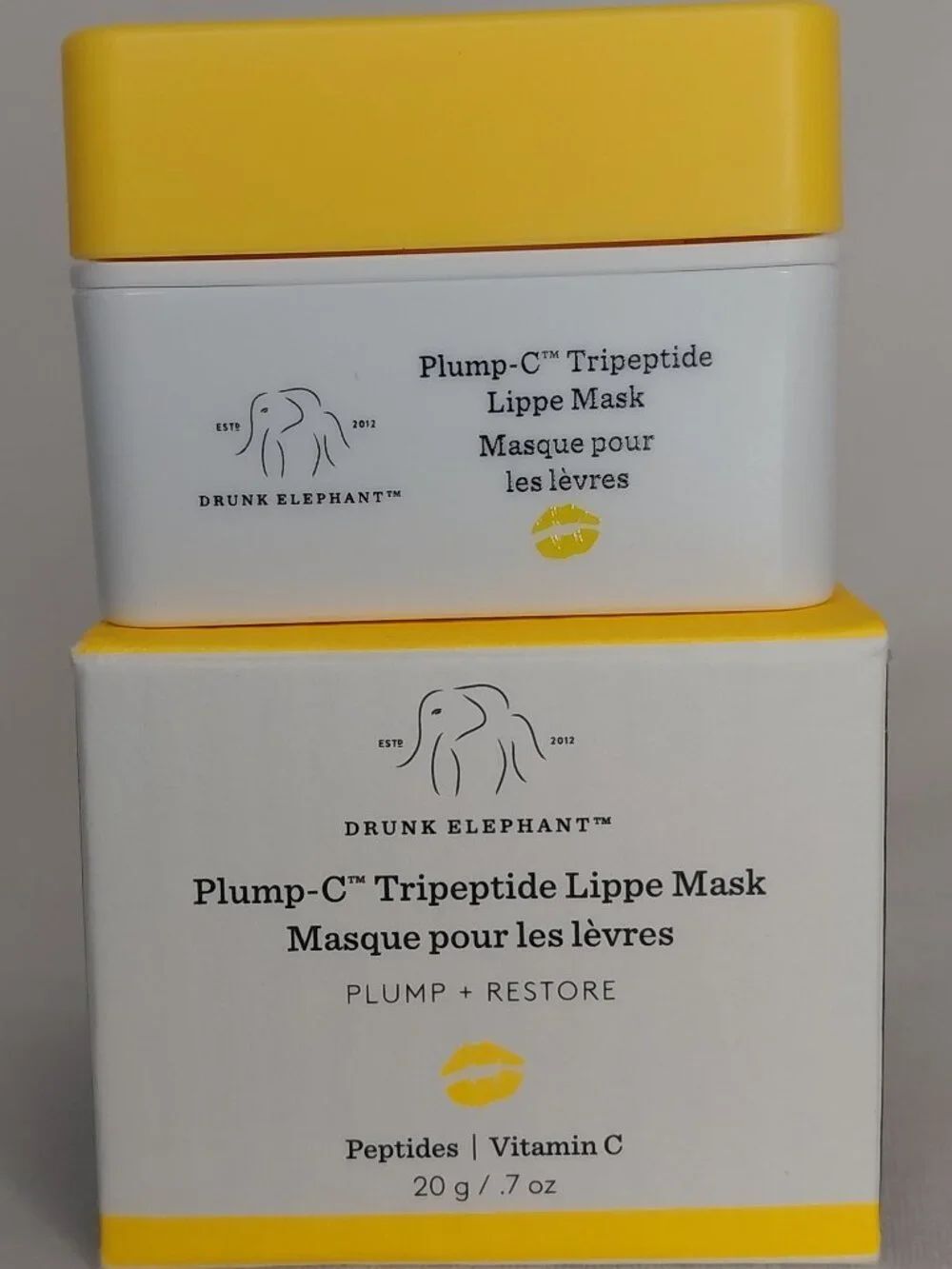 Drunk Elephant - Plump-C Tripeptide Lippe Mask with Vitamin C